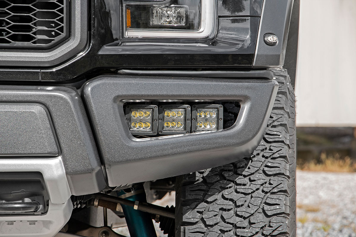 Ford F-150 LED Light Kit - Front - Rough Country - Triple 2